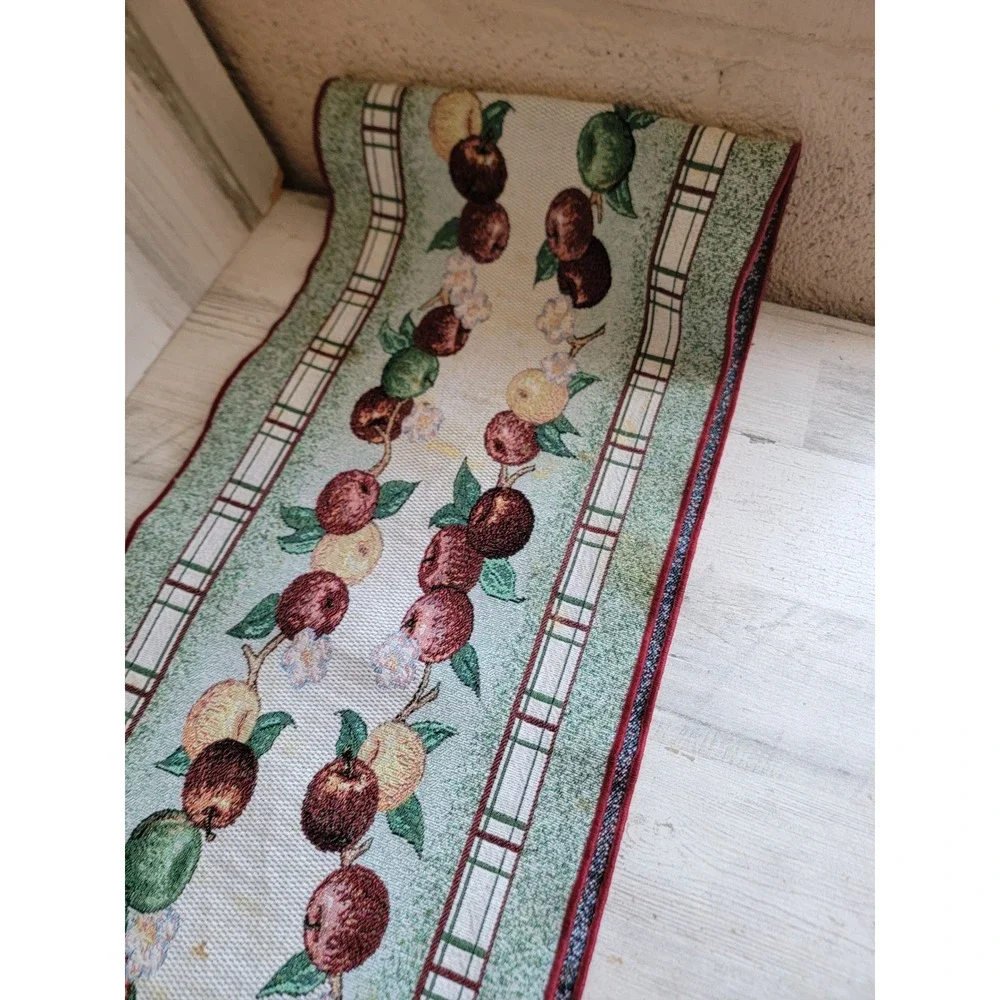 Vintage Apple‎ Fall table runner Castle cloth decorative harvest home decor